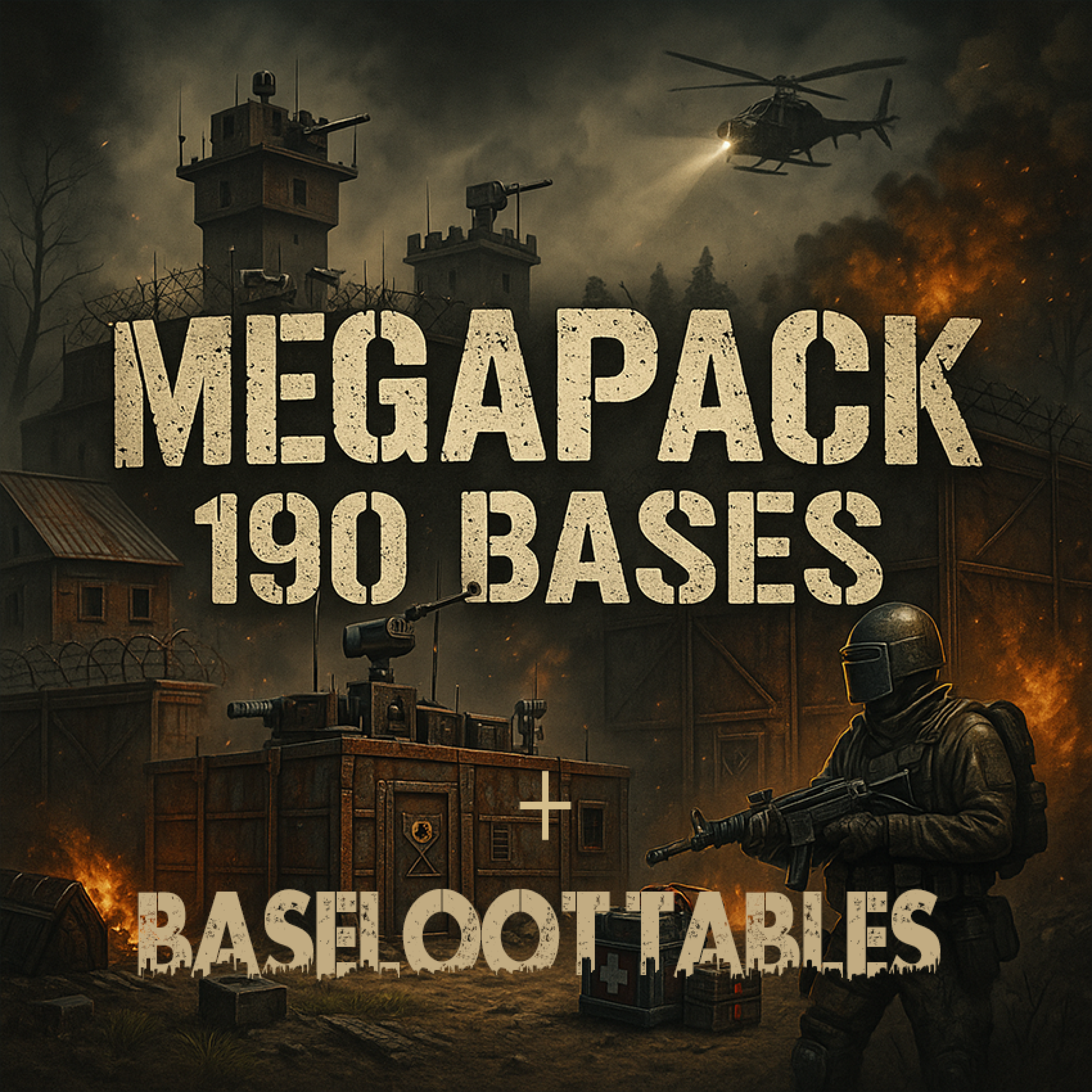 Mega Pack 190 Raidable bases